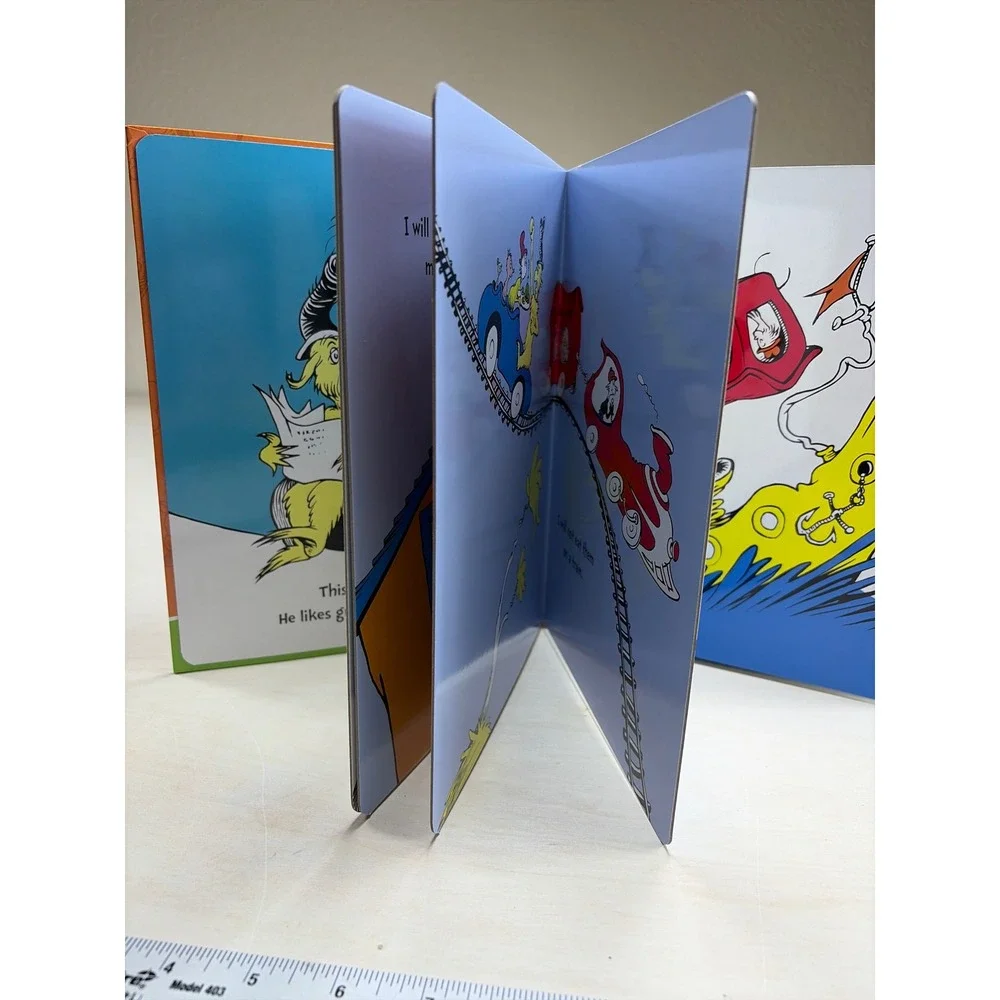 Dr Seuss Green Eggs and Ham My Busy Books 10 Figurines Playmat Storybook Set